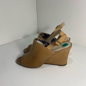 Seychelles Tan Wedges